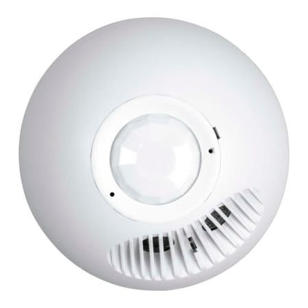 HUBBELL LIGHTING Hubbell OMNI PIR/Ultrasonic Ceiling Low Voltage Sensor with 500 Sq Ft Range, Off White OMNIDT500